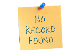 No Record